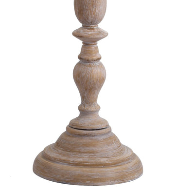 Trisha 61.5" Resin Spindle LED Floor Lamp - JONATHAN Y